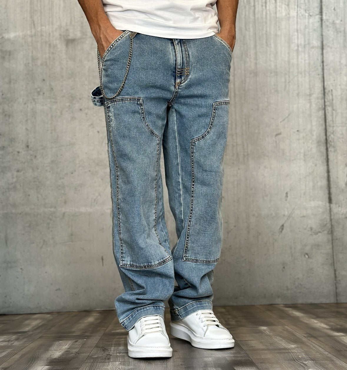 JEANS WORK DENIM - BERNA - *ART. 233236396 - COL. DENIM