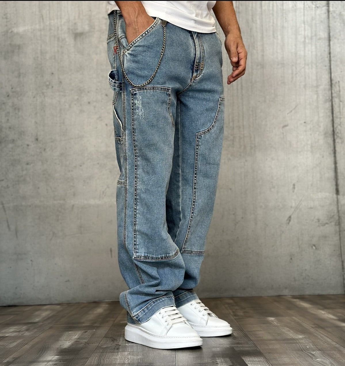 JEANS WORK DENIM - BERNA - *ART. 233236396 - COL. DENIM