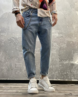 JEANS CARROT ROTTURE - BERNA - *ART. 22031630 - COL. DENIM