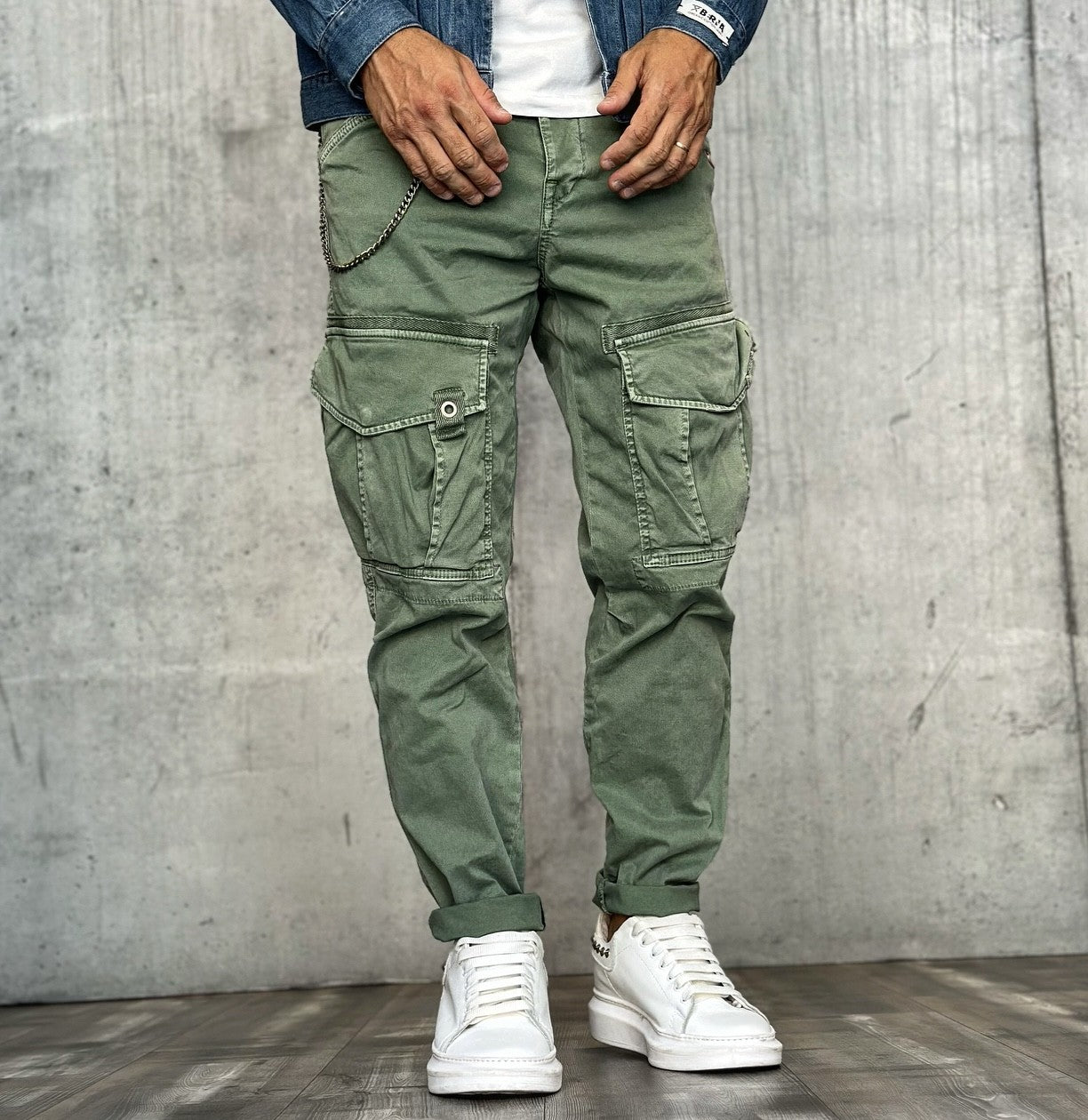 PANTALONE TASCONE - BERNA - *ART. 2202206 - COL. VERDE