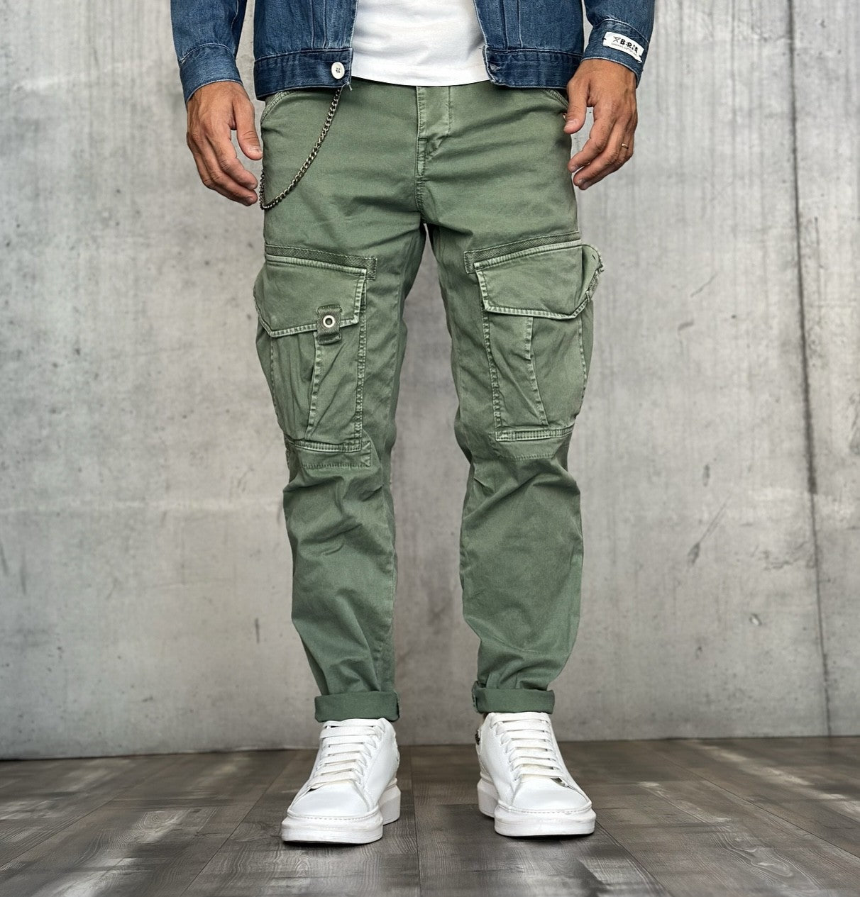 PANTALONE TASCONE - BERNA - *ART. 2202206 - COL. VERDE