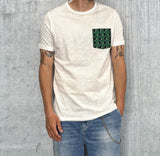 T-SHIRT CON TASCHINO PADEL - BERNA - ART. 24303130 - COL. PANNA