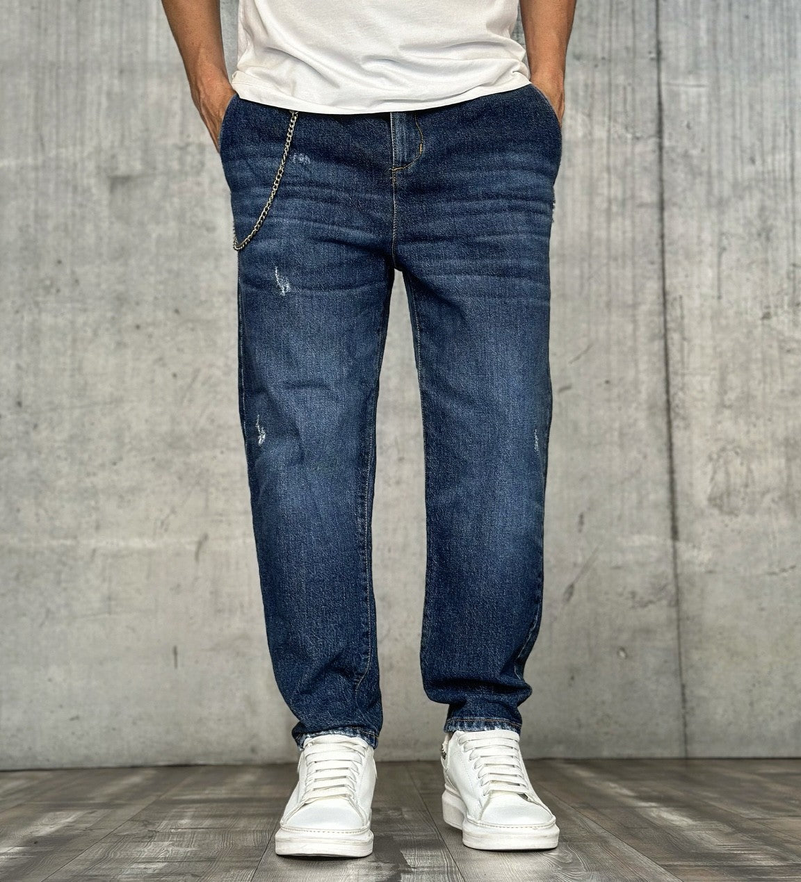 JEANS CHINO - BERNA - *ART. 21518830 - COL. DENIM SCURO