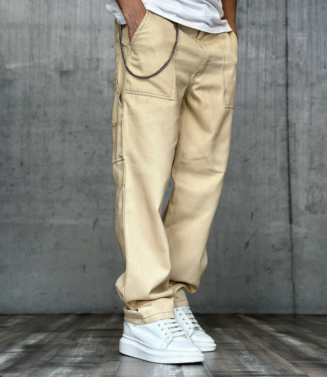 PANTALONE WORK - PABLIC - BERNA - *ART. 2350378 - COL. BEIGE