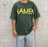 T-SHIRT OVERSIZE LOGO - HAMEN - ART. SUMMER - COL. VERDE