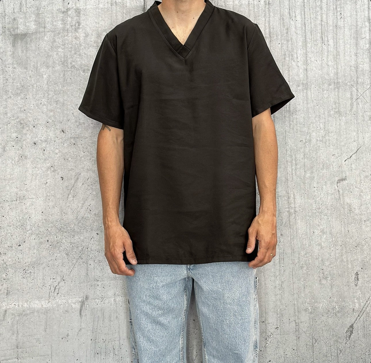 T-SHIRT OVERSIZE - NEW JOB BRAND - ART. TS227U - COL. NERO