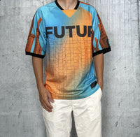 T-SHIRT OVERSIZE AUTHENTIC MUSAI KFF - KAPPA - ART. 371V4JW - COL. ORANGE-TURQUOISE-BLACK (A02)