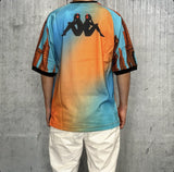 T-SHIRT OVERSIZE AUTHENTIC MUSAI KFF - KAPPA - ART. 371V4JW - COL. ORANGE-TURQUOISE-BLACK (A02)