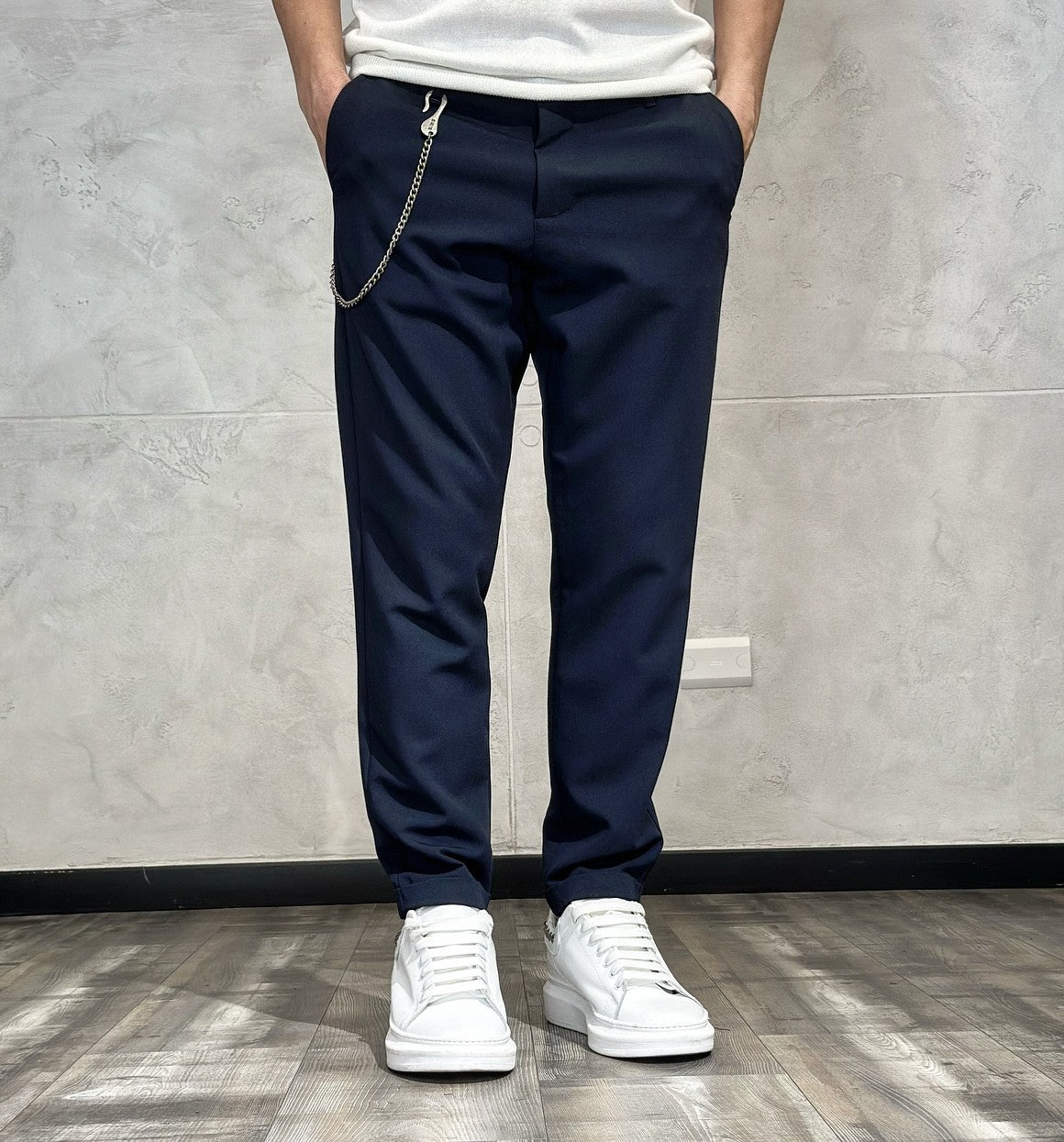 PANTALONE - IMPERIAL - ART. PWB0HBQ (PWB0FDR) - COL. BLU NAVY