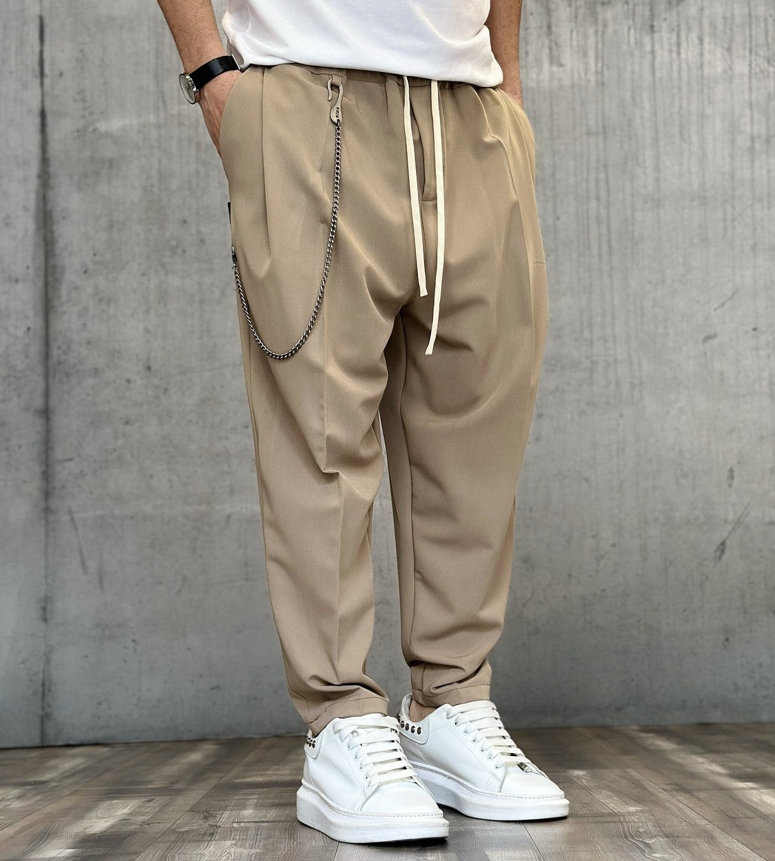 PANTALONE  - NEW JOB BRAND - ART. DIK- COL. BEIGE