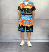 COMPLETO TRAMONTO CAMICIA + BERMUDA - HAMEN - ART. LPGA7529