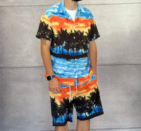 COMPLETO TRAMONTO CAMICIA + BERMUDA - HAMEN - ART. LPGA7529