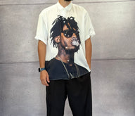 CAMICIA DO NOT AGREE OVERSIZE VISCOSA M/M - HAMEN - ART. J4044