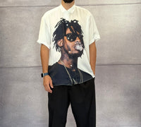 CAMICIA DO NOT AGREE OVERSIZE VISCOSA M/M - HAMEN - ART. J4044