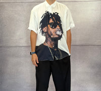 CAMICIA DO NOT AGREE OVERSIZE VISCOSA M/M - HAMEN - ART. J4044