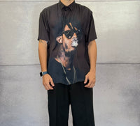 CAMICIA DO NOT AGREE OVERSIZE VISCOSA M/M - HAMEN - ART. J4044