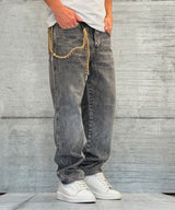 JEANS - HAMEN - ART. BAGGY - COL . NERO / GRIGIO