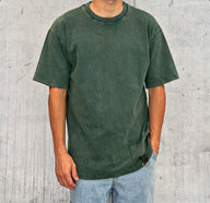 T-SHIRT BASICA OVERSIZE - HAMEN - ART. T019 - COL. VERDE BOSCO