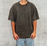 T-SHIRT BASICA OVERSIZE - HAMEN - ART. T019 - COL. NERO STONE