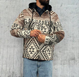 GIUBBINO OVERSHIRTS NAVAJO CON CAPPUCCIO RIMOVIBILE - BERNA - ART. 246043128 - COL. PANNA