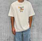 T-SHIRT OVER STAMPA ORSO - BERNA - ART. 246387128 - COL. PANNA