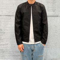 GIUBBINO BOMBER ECOPELLE  - ONLY&SONS - ART. 22012339 - COL.  BLACK (NERO)