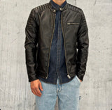 GIUBBINO BOMBER ECOPELLE  - ONLY&SONS - ART. 22029646 - COL.  BLACK