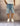 BERMUDA STRAIGHT DESTROYED CON ROTTURE - BERNA - *ART. 25100130 - COL. DENIM