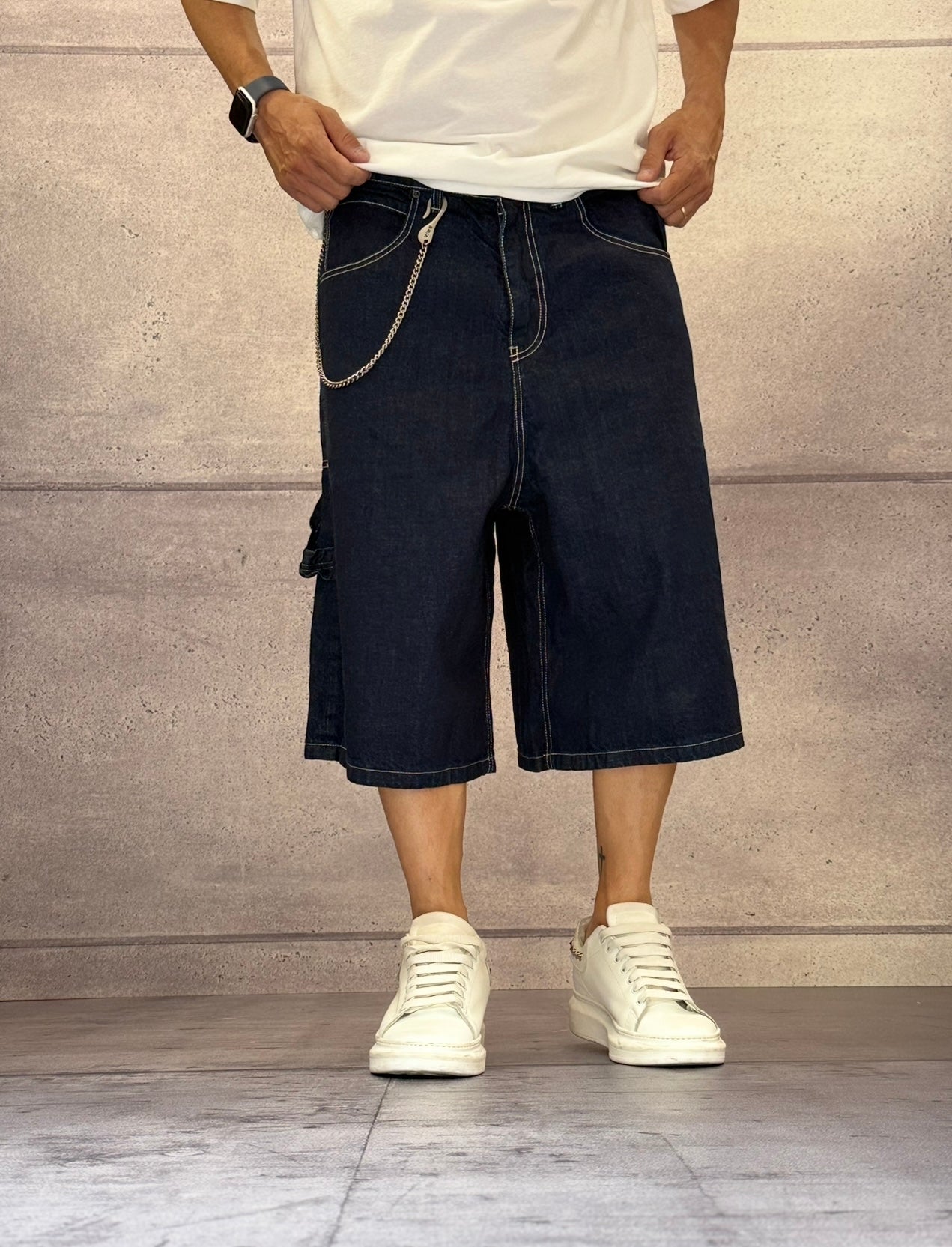 BERMUDA WORK RELAXED FIT - BERNA - ART. 25137630 - COL. DENIM SCURO