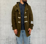 PARKA CAPPOTTO CON CAPPUCCIO- BERNA - *ART. 23308057 - COL. VERDE MILITARE