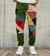 PANTALONE TOPPE MULTICOLOR - BERNA - *ART. 20519557 - COL. VERDE MILITARE