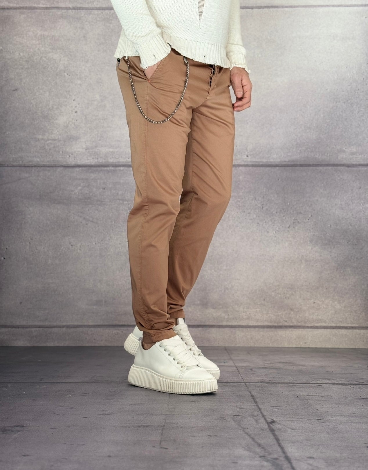 PANTALONE CHINOS RASO - BERNA - ART. 251103