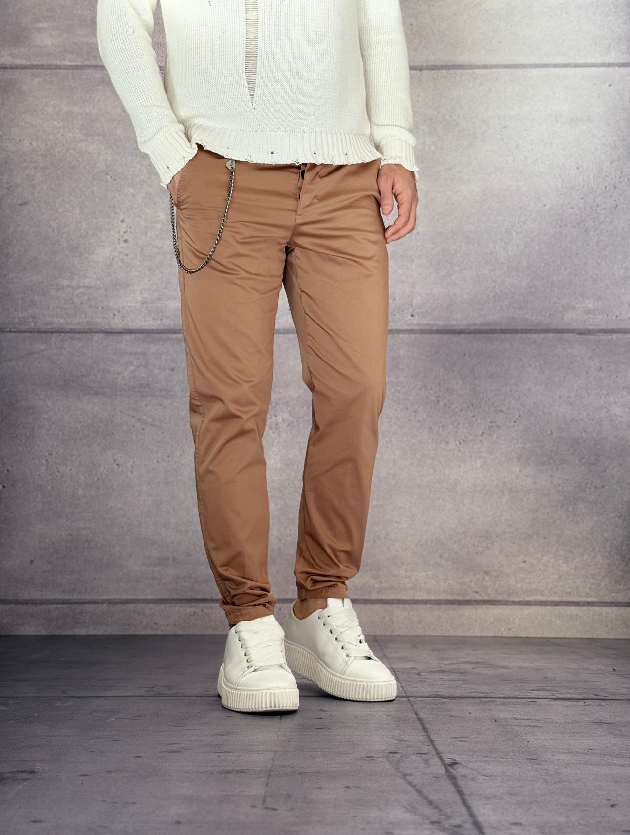 PANTALONE CHINOS RASO - BERNA - ART. 251103