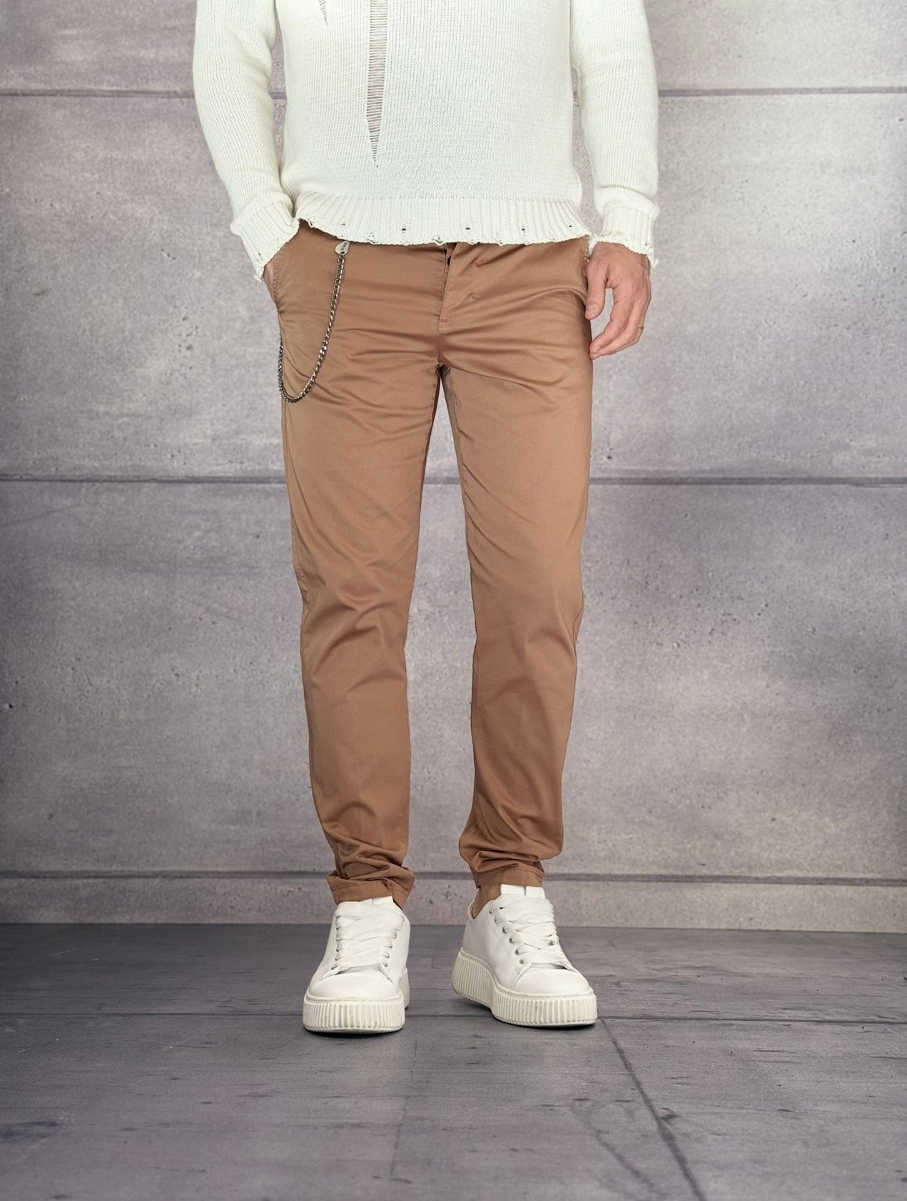 PANTALONE CHINOS RASO - BERNA - ART. 251103