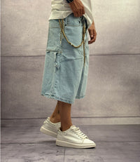 BERMUDA WORK RELAXED FIT - BERNA - ART. 25137830 - COL. DENIM