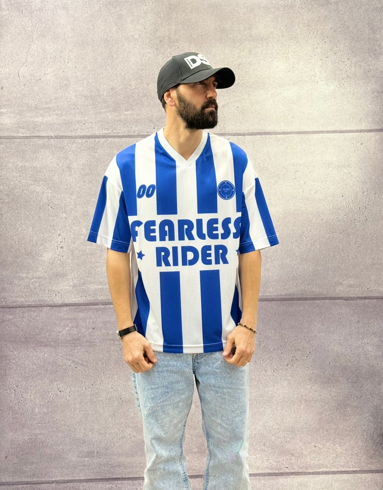 T-SHIRT OVERSIZE FEARLESS RIDER - ESSENCE OF LIFE - ART. E71 -39