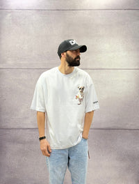T-SHIRT OVERSIZE OFF THE SYSTEM ORSO OCCHIALI - PLUS EIGHTEEN - ART. PA-6994