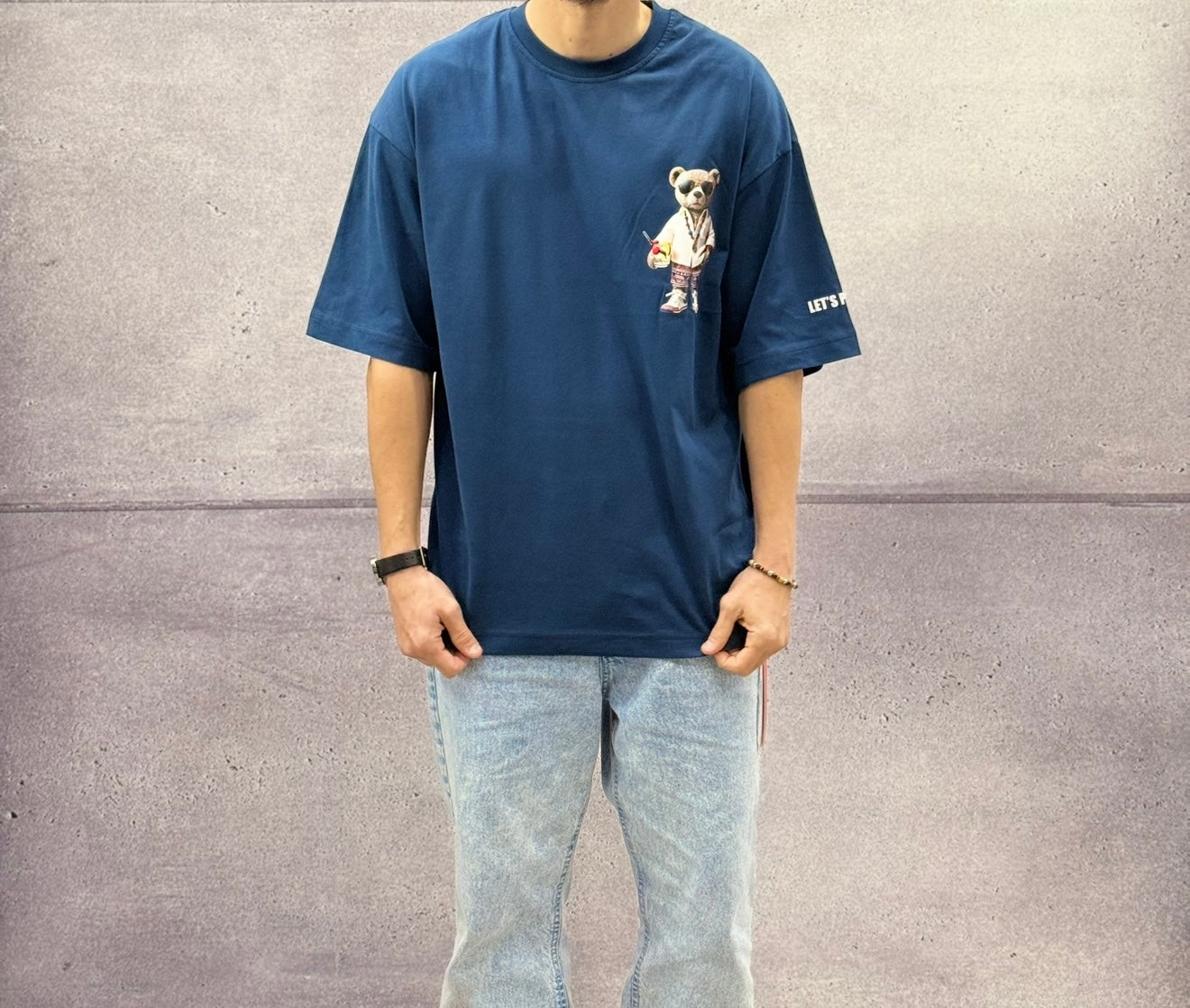 T-SHIRT OVERSIZE OFF THE SYSTEM ORSO OCCHIALI - PLUS EIGHTEEN - ART. PA-6994