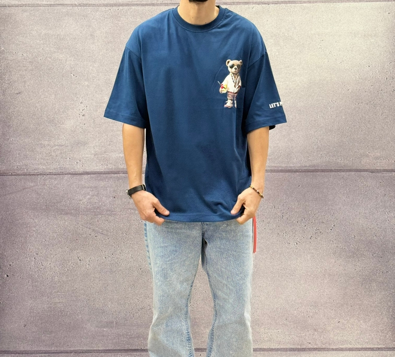T-SHIRT OVERSIZE OFF THE SYSTEM ORSO OCCHIALI - PLUS EIGHTEEN - ART. PA-6994
