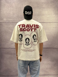 T-SHIRT OVERSIZE OFF THE SYSTEM TRAVIS SCOTT - PLUS EIGHTEEN - ART. KS-6605