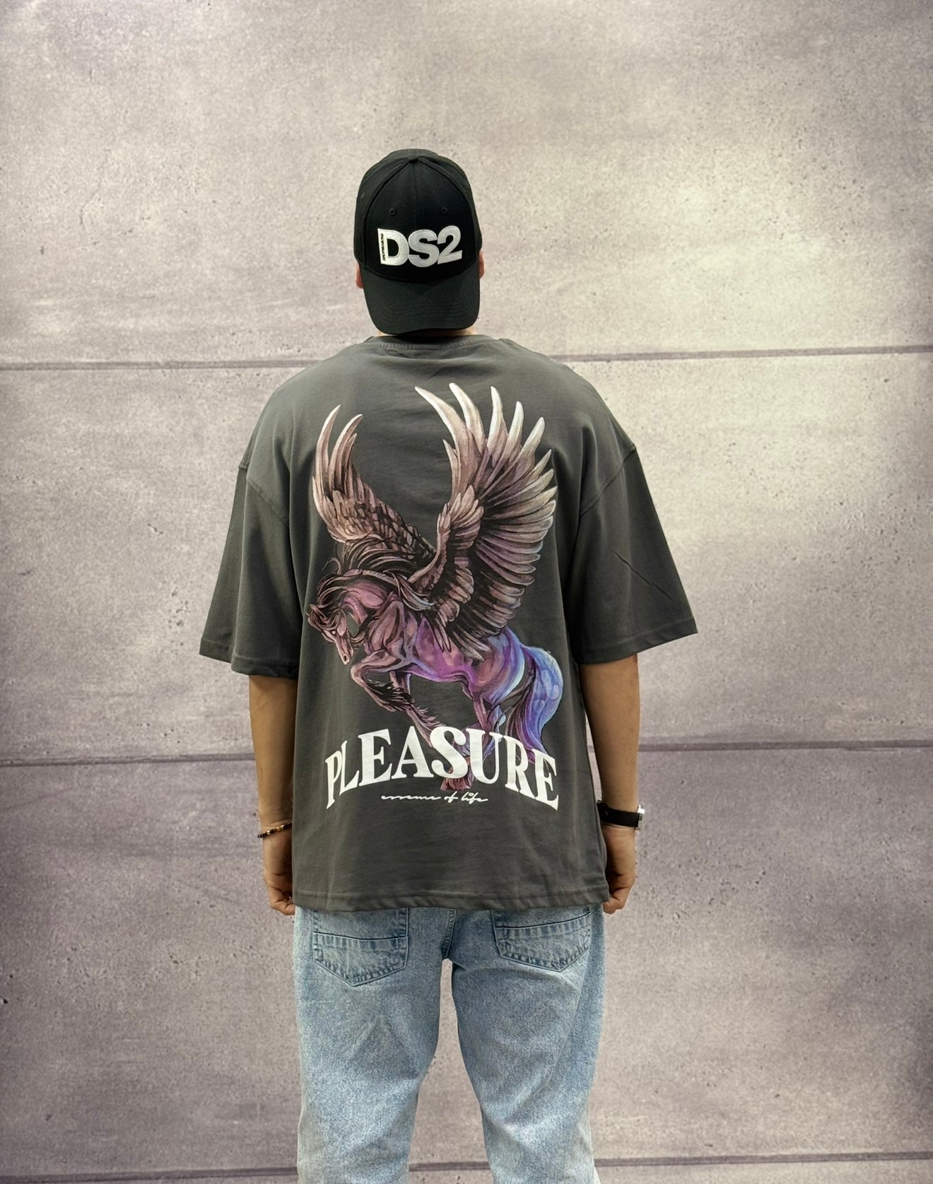 T-SHIRT OVERSIZE PLEASURE - ESSENCE OF LIFE - ART. E70 -098