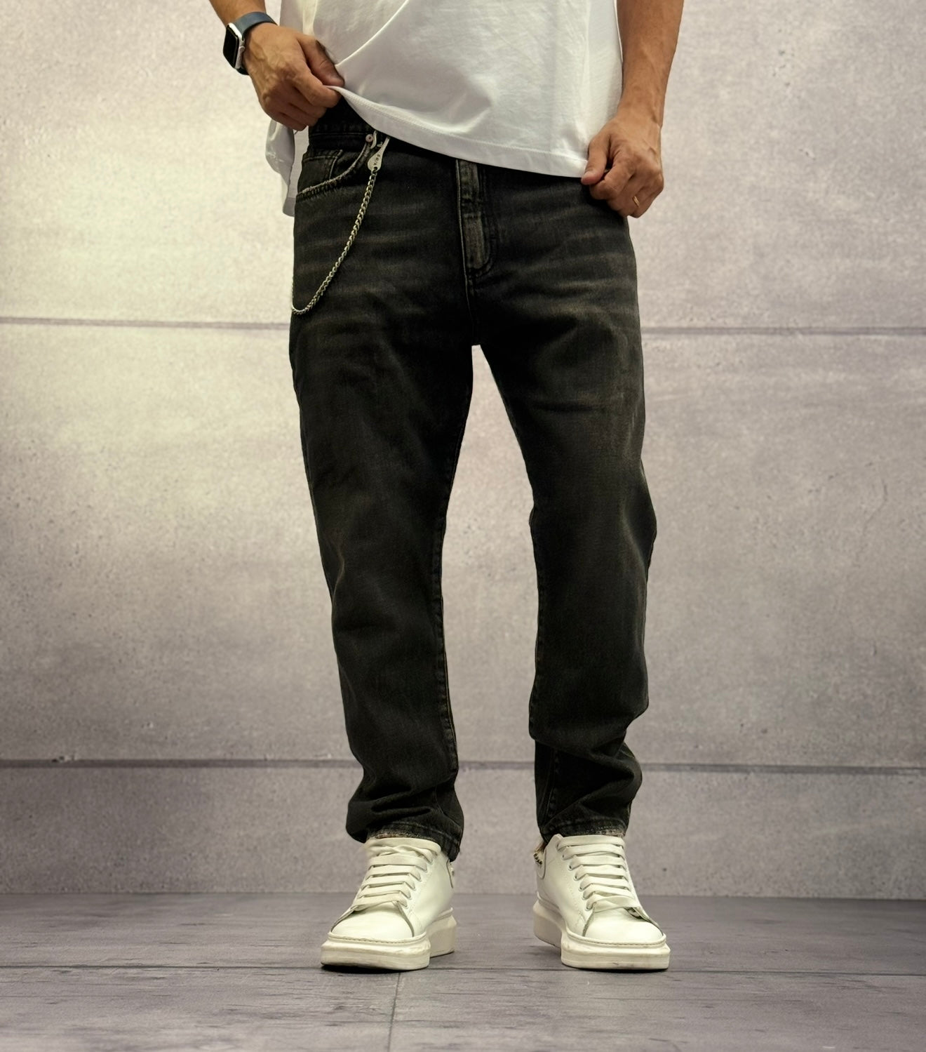 JEANS DENIM BLACK - BERNA - ART. 2520691 - COL NERO