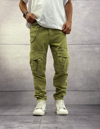 PANTALONE TASCONE FUSTAGNO - BERNA - ART. 223089348 - VERDE PANTONE