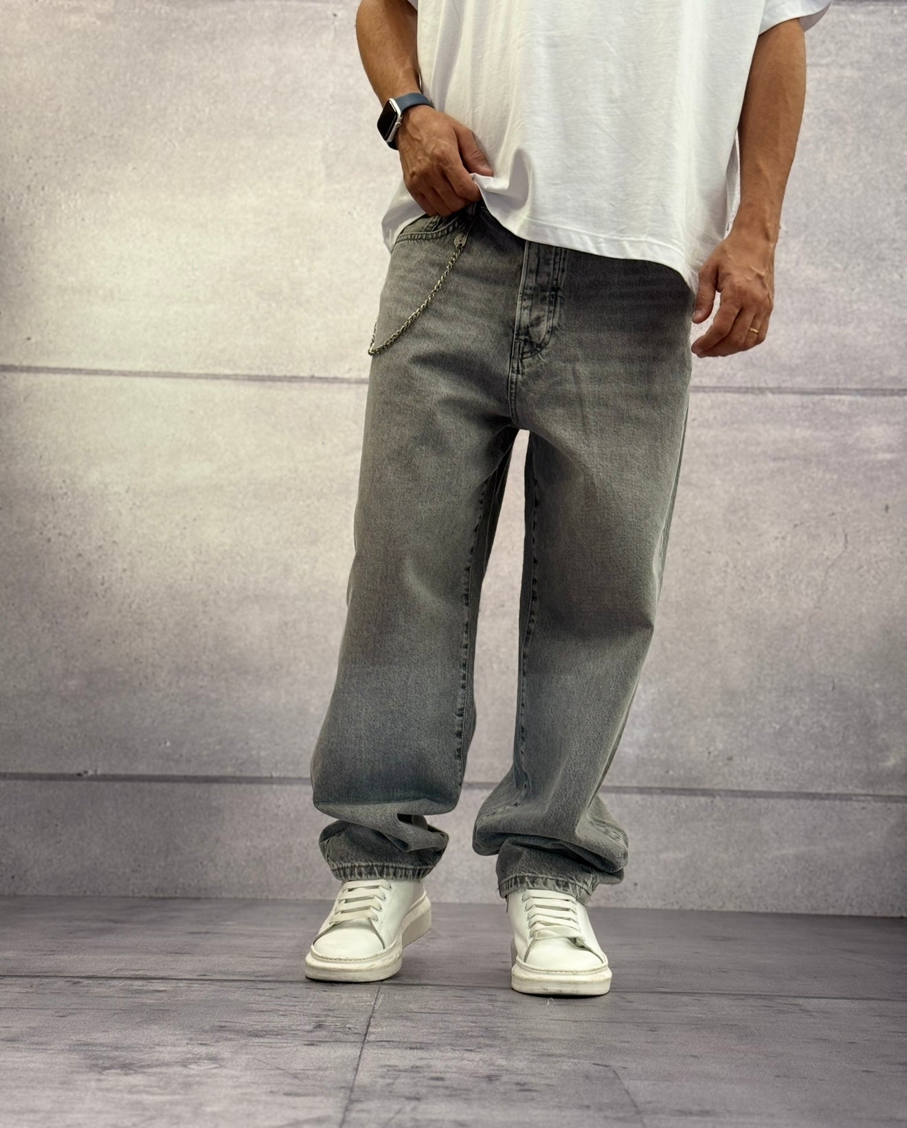JEANS LOOSE FIT - ONLY&SONS - ART. 22032332 - MEDIUM GREY DENIM
