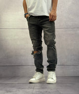 JEANS SLIM FIT CON ROTTURE - ONLY&SONS - ART. 22008104 - DARK GREY DENIM