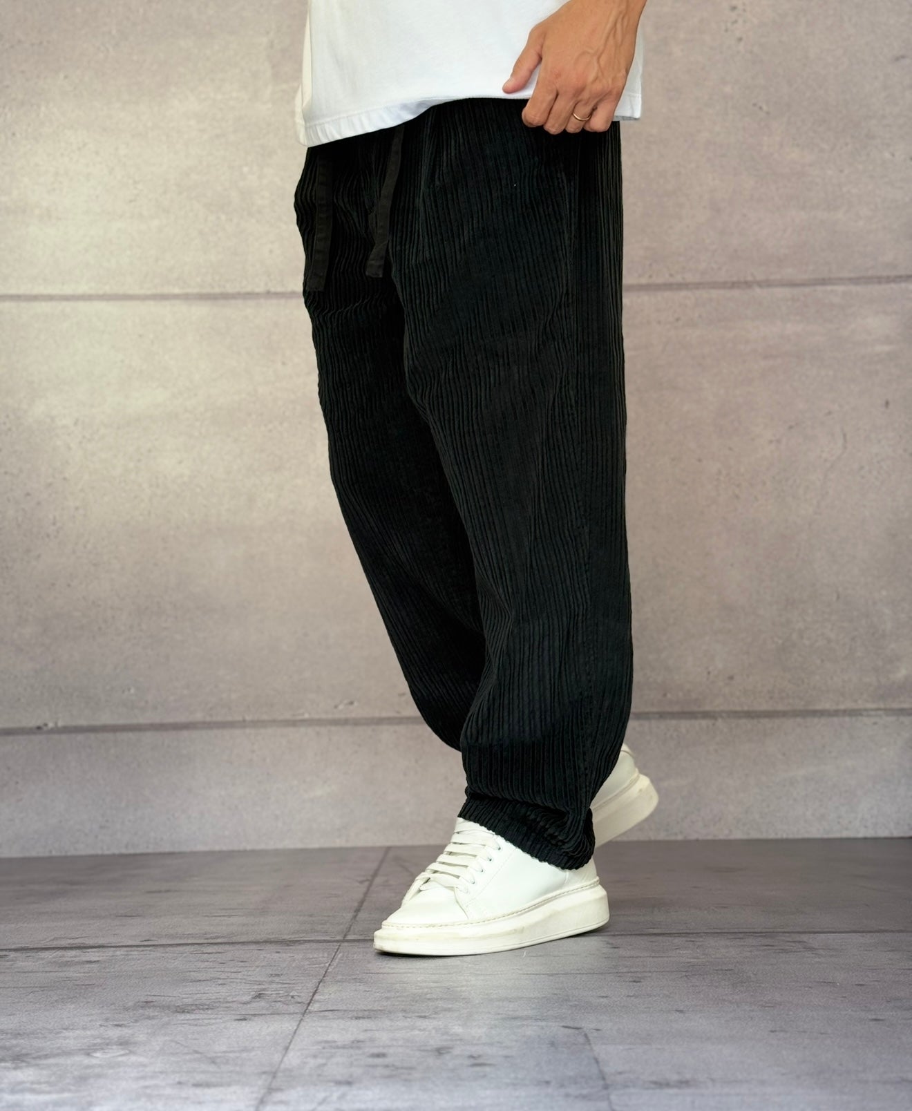PANTALONE VELLUTO CON COULISSE - BERNA - ART. 252116