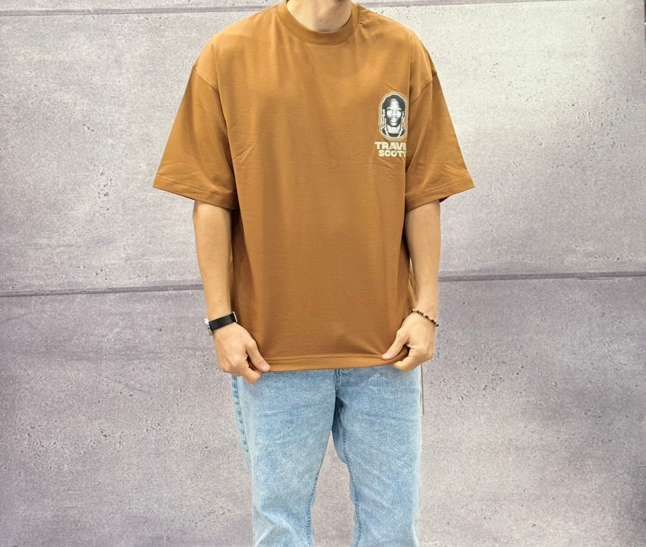 T-SHIRT OVERSIZE OFF THE SYSTEM TRAVIS SCOTT - PLUS EIGHTEEN - ART. KS-6605