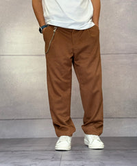 PANTALONE EFFETTO SCAMOSCIATO - BERNA - ART. 252120677 - COL. RENNA