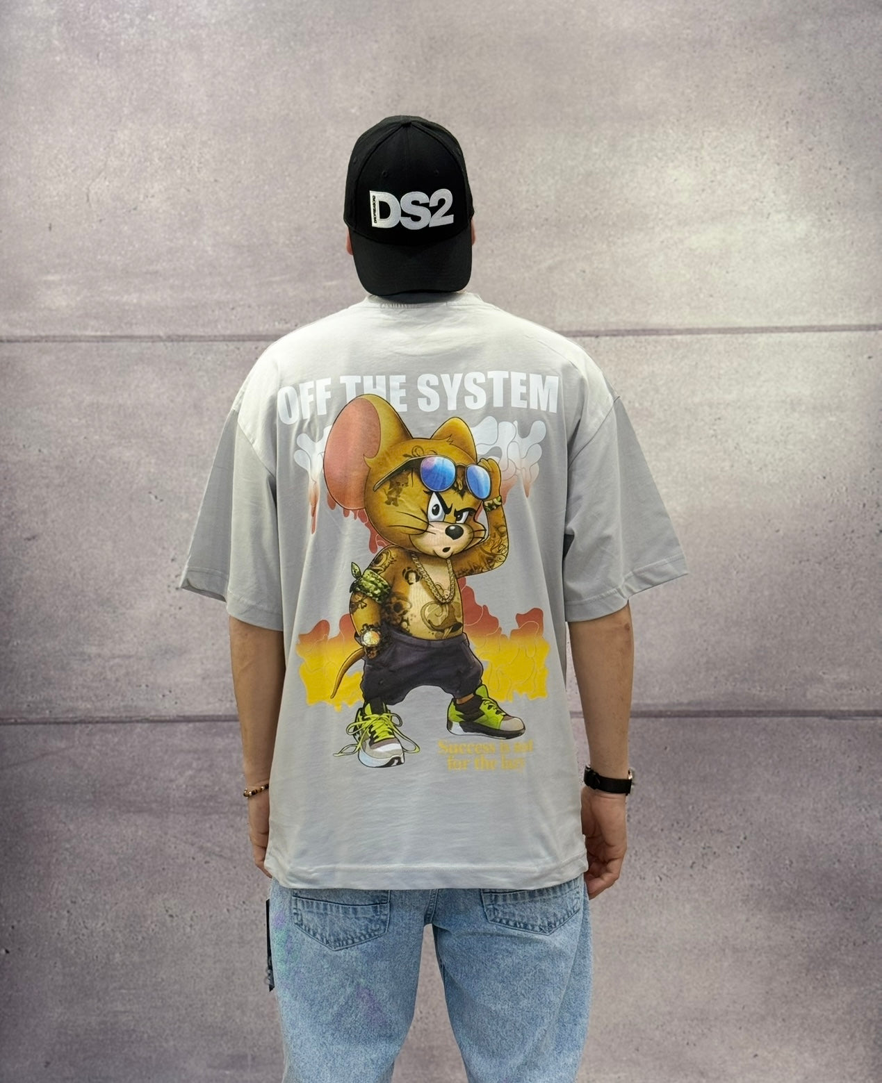 T-SHIRT OVERSIZE OFF THE SYSTEM JERRY - PLUS EIGHTEEN - ART. OV-6230