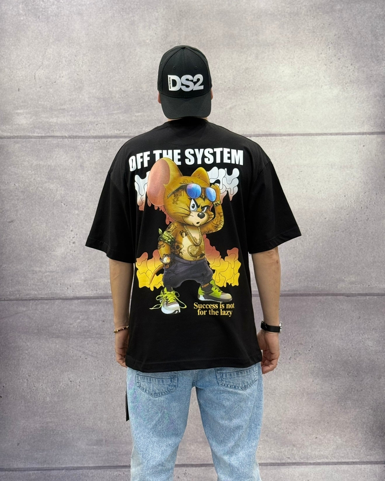 T-SHIRT OVERSIZE OFF THE SYSTEM JERRY - PLUS EIGHTEEN - ART. OV-6230